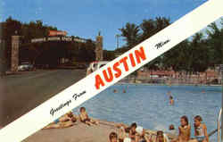 Greetings From Austin Minnesota Postcard Postcard