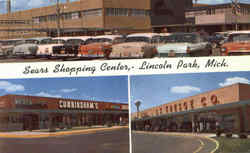 Sears Shopping Center Postcard