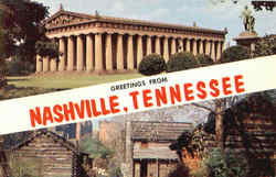 Greetings From Nashville Tennessee Postcard Postcard