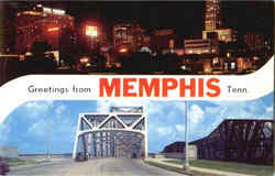 Greetings From Memphis Tennessee Postcard Postcard