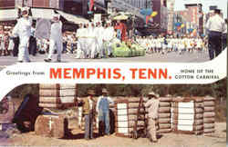 Greetings From Memphis Postcard