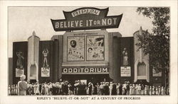 Ripley's "Believe-It-Or-Not" At a Century of Progress 1933 Chicago World Fair Postcard Postcard