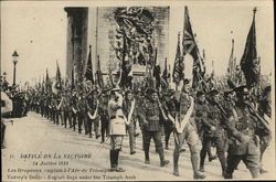 Defile De La Victoire July 14, 1919 World War I Postcard Postcard