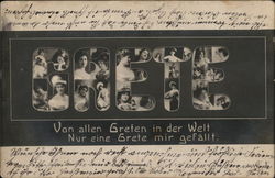 "Grete" Von allen Greten in der Welt Postcard