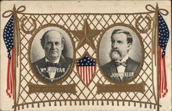 Wm J. Bryan and John W. Kern Political Postcard Postcard