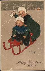 Loving Christmas Wishes Postcard