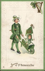 Souvenir of St. Patrick's Day Postcard