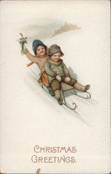 Christmas Greetings Postcard