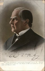 Portrait of William McKinley Postcard