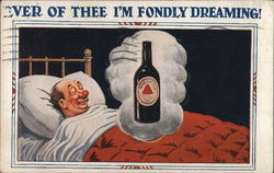 Ever of Thee I'm Fondly Dreaming! Bass Ale Postcard