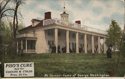 Mt. Vernon-Home of George Washington Advertising Postcard Postcard