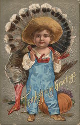 Thanksgiving Greetings Postcard