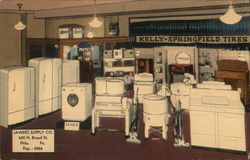 Showroom at Jawer's Supply Co. Postcard