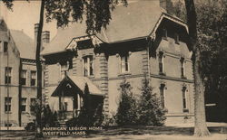 American Legion Home Westfield, MA Postcard Postcard Postcard