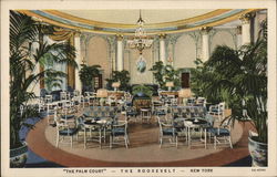 "The Palm Court" The Roosevelt Postcard