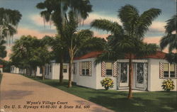 Wynn's Village Court Tampa, FL Postcard Postcard Postcard