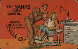 The Yanks Are Coming! Anti-Japan World War II Postcard Postcard Postcard