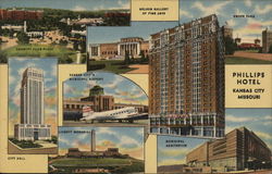 Hotel Phillips Kansas City, MO Postcard Postcard Postcard