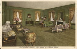 The Salon of a French Suite - The Waldorf-Astoria New York, NY Postcard Postcard Postcard