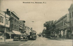 Bloomfield Ave., Montclair, N. J. New Jersey Postcard Postcard Postcard