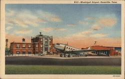 Municipal Airport Postcard