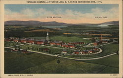 Veterans Hospital at Tupper Lake, N.Y. In the Adirondack mts. New York Postcard Postcard Postcard