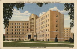 St. Mary's Hospital of the Sisters of Charity Rochester, NY Postcard Postcard Postcard