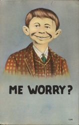 Me Worry? Postcard