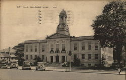 City Hall Waltham, MA Postcard Postcard Postcard