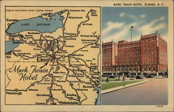 Mark Twain Hotel Postcard