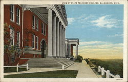 View at State Teachers College Postcard