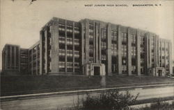 West Junior High School Binghamton, NY Postcard Postcard Postcard