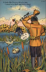 Duck Hunting Postcard