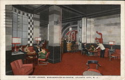 Marlborough-Blenheim Hotel - Silver Lounge Postcard