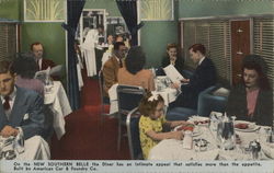 New Southern Belle Diner Car Postcard