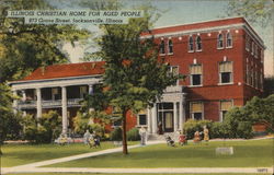 Illinois Christian Home for Aged People Postcard