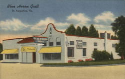 Blue Heron Grill Postcard