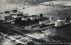 Duluth's Shipping Harbor, With Docks And Elevators Minnesota Postcard Postcard Postcard