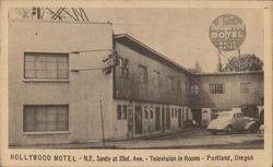 Hollywood Motel Portland, OR Postcard Postcard Postcard