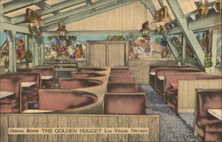 Golden Nugget Gambling Hall - Dining Room Postcard