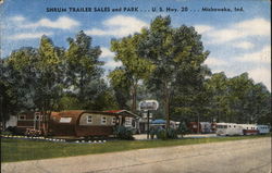 Shrum Trailer Sales and Park Postcard