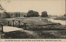 South Bend Country Club - Fourth Hole Postcard