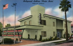 Hollywood LaBrea Motor Hotel Postcard