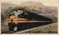 Northern Pacific Diesel Road Locomotive Locomotives Postcard Postcard Postcard