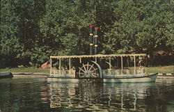 Paddle Princess River Boat Postcard