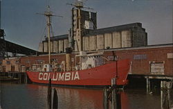 The Columbia - Lightship No. 88 Steamers Postcard Postcard Postcard