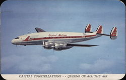 Capital Airlines "Constellation" Postcard