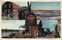 Scenes From Historic Bearskin Neck Postcard