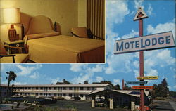 Stockton MoteLodge Postcard