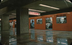 Subway System Postcard